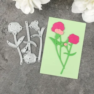 Homepage Lovely Flower Rose Metal Cutting Dies