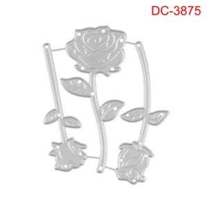 Lovely Flower Rose Metal Cutting Dies Lovely Flower Rose Metal Cutting Dies Package View - DC-3875