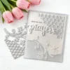 Honeycomb Floral Vine Metal Cutting Dies