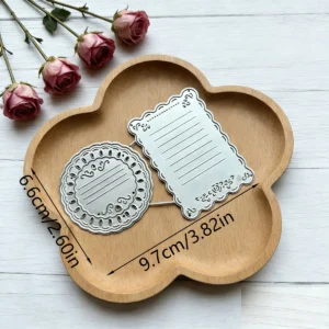 Decorative Lined Stationery Metal Cutting Dies