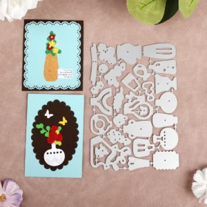 Vase Floral Metal Cutting Dies