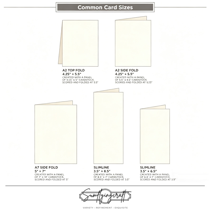 Common Card Sizes Explained 1