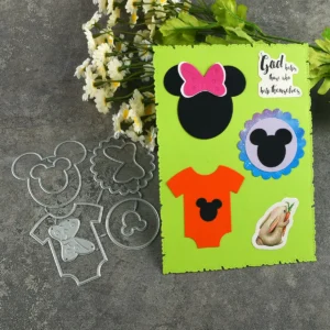 Sumflying Mickey & Minnie Mouse Metal Cutting Dies
