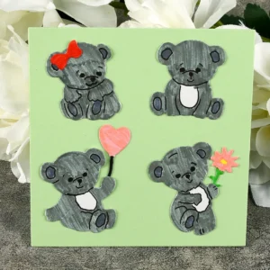 Sumflying Cute Bear Metal Cutting Dies DC 3505 2
