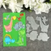 Size chart: Sumflying Cartoon Dinosaur Metal Cutting Dies - 3.5 x 3.5 cm (approx. 1.4 x 1.4 in)