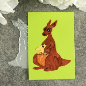Sumflying Kangaroo With Joey Metal Cutting Dies