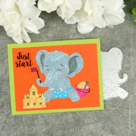Sumflying Baby Elephant Metal Cutting Dies