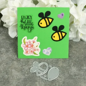 Sumflying Cute Bee Metal Cutting Dies DC 3688 0