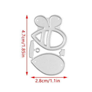 Sumflying Cute Bee Metal Cutting Dies DC 3688 1