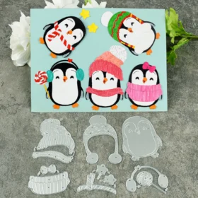 Sumflying Winter Penguin Metal Cutting Dies