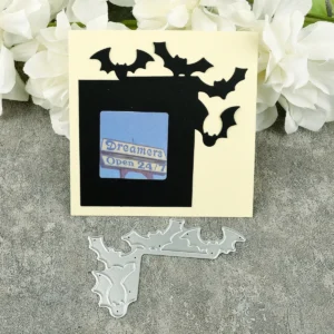 Sumflying Halloween Bat Corner Metal Cutting Dies