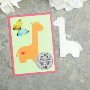 Sumflying Cute Giraffe Metal Cutting Dies
