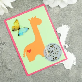Sumflying Cute Giraffe Metal Cutting Dies