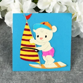 Sumflying Bear Windsurfing Metal Cutting Dies