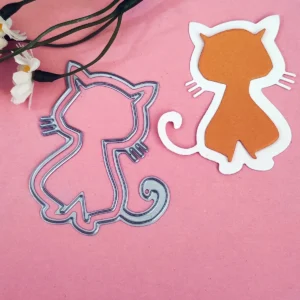 Sumflying Cute Cat Metal Cutting Dies