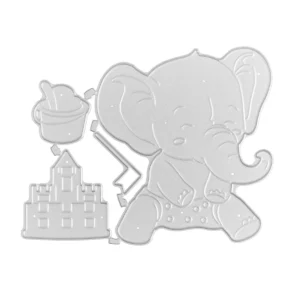 Sumflying Baby Elephant Metal Cutting Dies