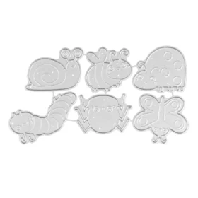 Sumflying Cute Garden Insects Metal Cutting Dies