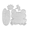 Sumflying Frog On Lily Pad Metal Cutting Dies