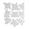 Sumflying Peeking Cat Set Metal Cutting Dies