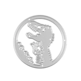 Sumflying T-Rex Dinosaur Circle Frame Metal Cutting Dies