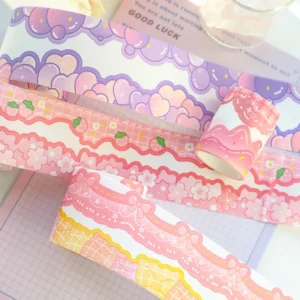 Double-Sided Border Irregular Washi Tape - Image 3 - Sumflying Craft