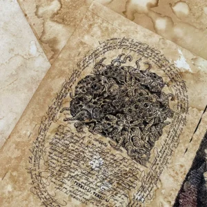 Double-Sided Dyed Cthulhu Necronomicon Scrapbook Paper - Image 6 - Sumflying Craft