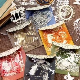 Flower Field Showcase Cutout Decorative Paper