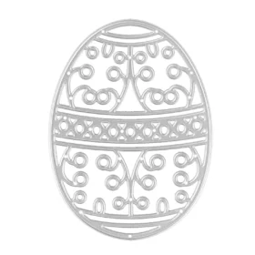 Sumflying Craft Hollow Easter Egg Metal Cutting Dies