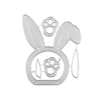 Sumflying Craft Shaker-style Bunny Head Metal Cutting Dies