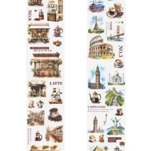 dream cafe series clear transparent tape 9