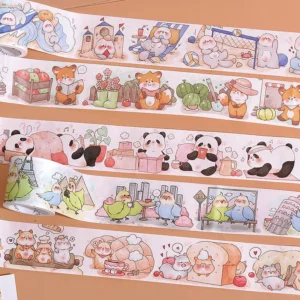Dream Town Vol.2 Cute Kawaii Animal Washi Tape