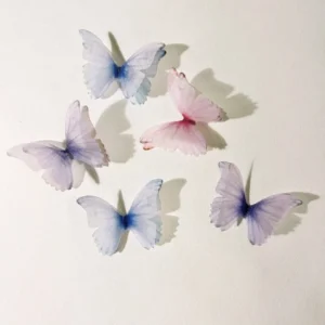 dream translucent double layer decorative butterfly 5