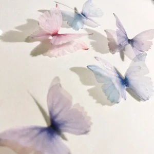 dream translucent double layer decorative butterfly 8