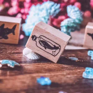 dream whale rubber stamp 3