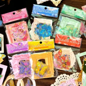 Dreamy Butterfly Holographic Decorative Paper