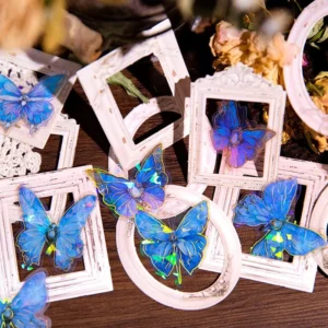 dreamy butterfly holographic decorative paper 10