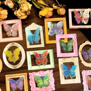 dreamy butterfly holographic decorative paper 3