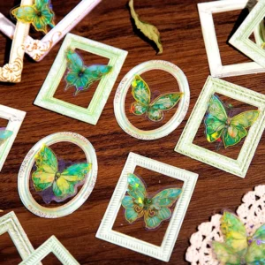 dreamy butterfly holographic decorative paper 4