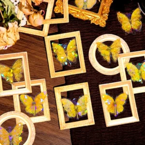 dreamy butterfly holographic decorative paper 6