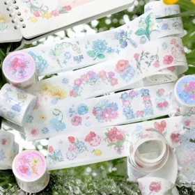 Dreamy Glass Fantasy Series Fresh Floral Washi Tape