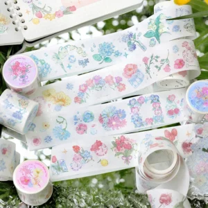 Dreamy Glass Fantasy Series Fresh Floral Washi Tape