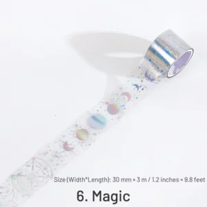 dreamy universe clear transparent decorative tape 11