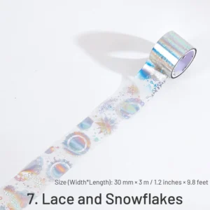 dreamy universe clear transparent decorative tape 12