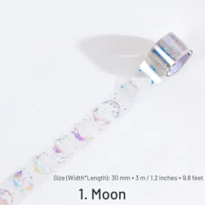 dreamy universe clear transparent decorative tape 6