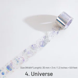dreamy universe clear transparent decorative tape 9