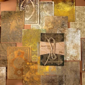 dualmaterial hot stamping gold scrapbook paper 4