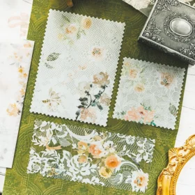 Dual-material Lace Scrapbook Paper