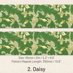 earth paradise series vintage floral washi 10