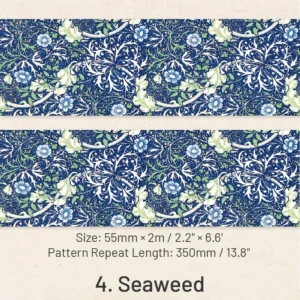 earth paradise series vintage floral washi 12