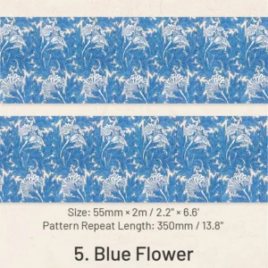 earth paradise series vintage floral washi 13